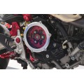 CNC Racing Clear Wet Clutch Cover for the Ducati Hypermotard 698 Mono CNC Racing Clear Wet Clutch Cover for the Ducati Hypermotard 698 Mono
